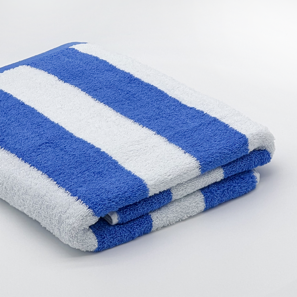 Cabana Stripe Pool Towel | Calderon Textiles